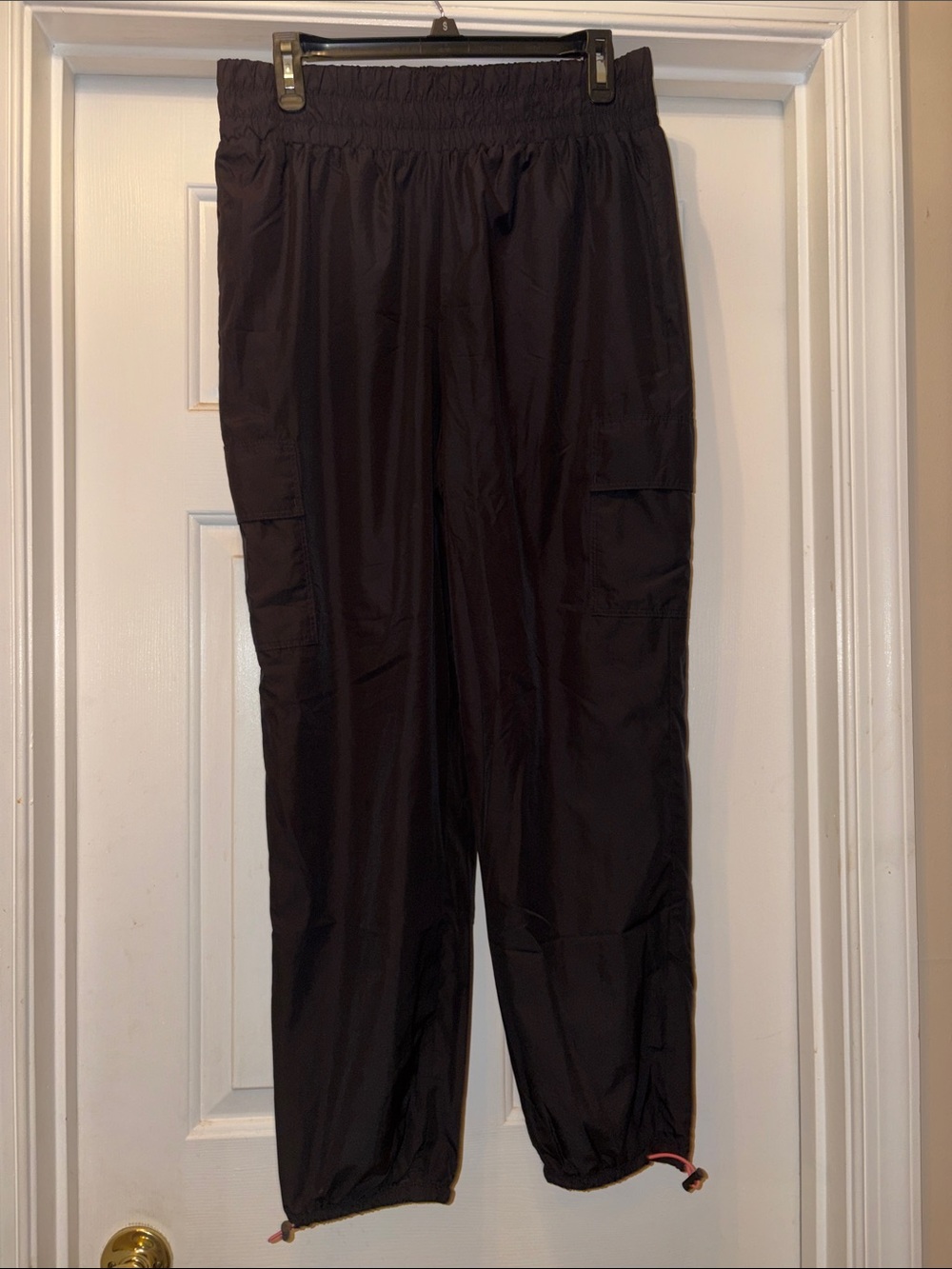 Hollister Black Women's Cargo Jogger Track Pants